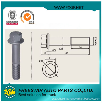 Parafuso sextavado com flange